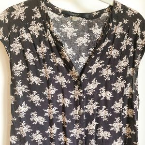 Flowy flower print tunic